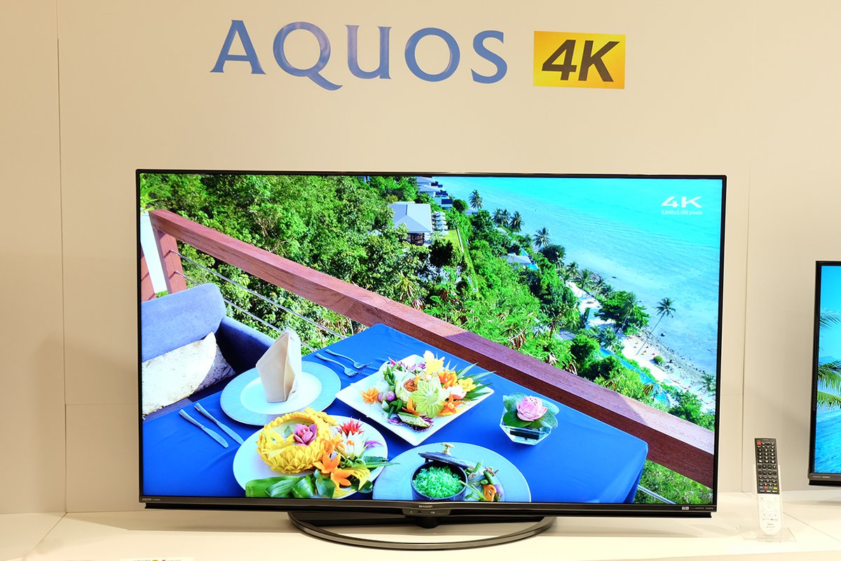 シャープ、新4K衛星放送対応チューナー内蔵の液晶テレビ「4K AQUOS」を発売。60型で28万円 - PHILE WEB