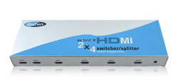 HDMI Switcher/Splitter 2:4