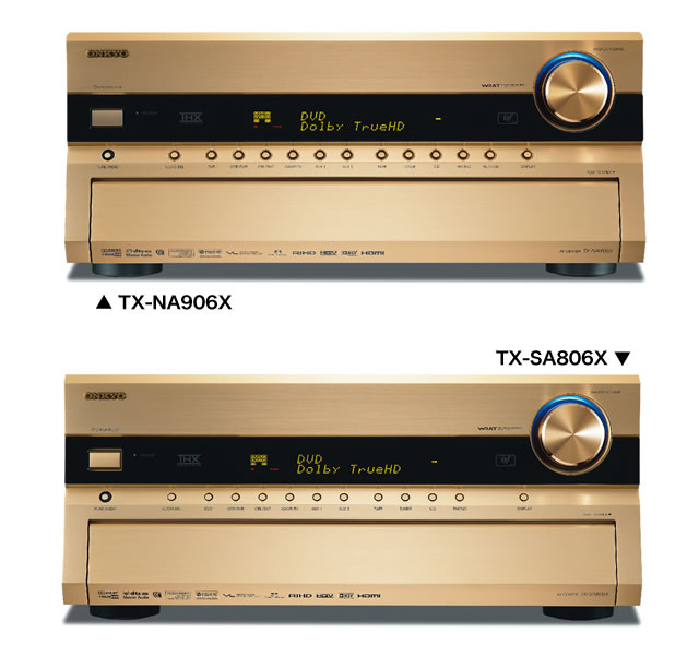 ONKYO TX-SA806X AVアンプ ゴールド TX-NA906X/TX-SA806X - 製品批評