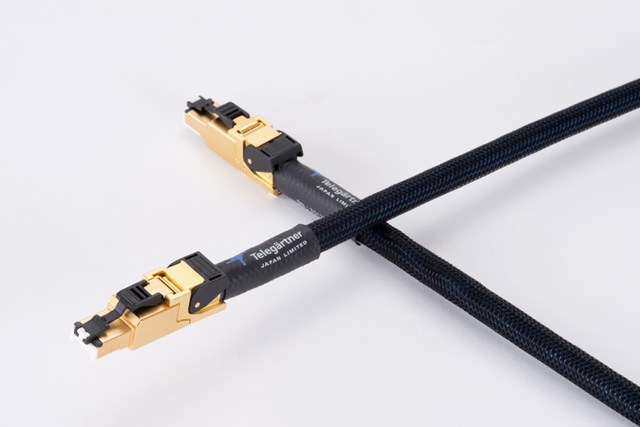 日本テレガートナー、オーディオ用LANケーブル「MFP8 GOLD II