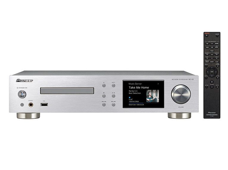 Pioneer NC-50DABBluetooth/CD確認済リモコン付美品 パイオニア、レコードやGoogle Castも接続できるネットワークCD