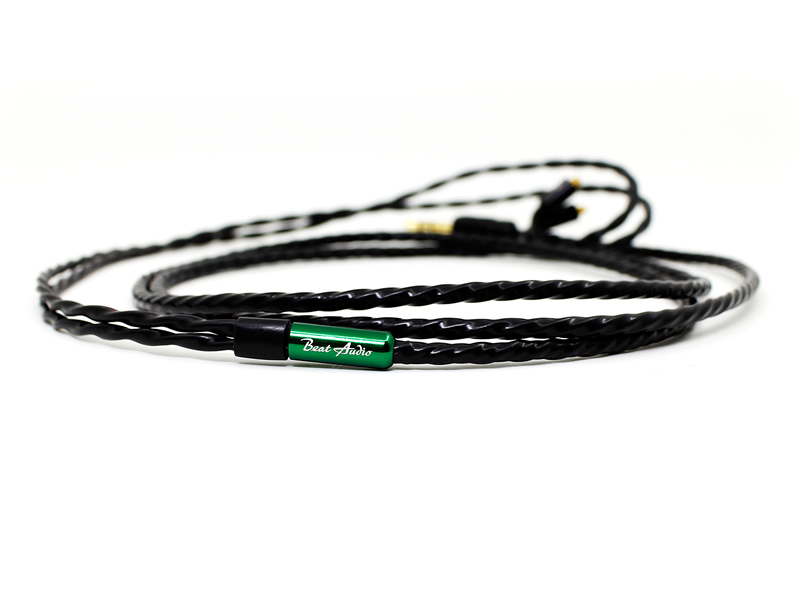BEAT AUDIO Emerald 2.5mmバランス 2pin Beat Audio、銀と銅を圧縮した独自線材リケーブル「Emerald」 - PHILE WEB