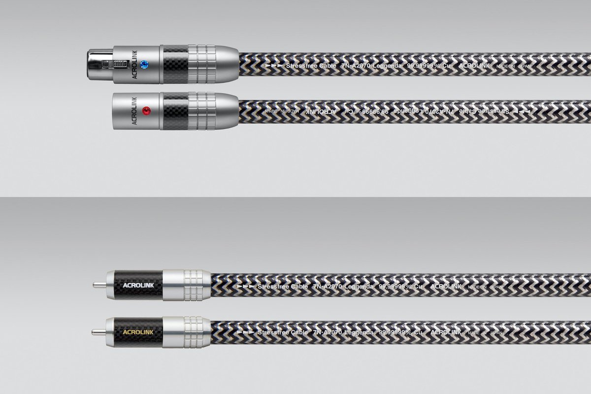 アクロリンク、ストレスフリー7N D.U.C.C. Cu導体のオーディオケーブル