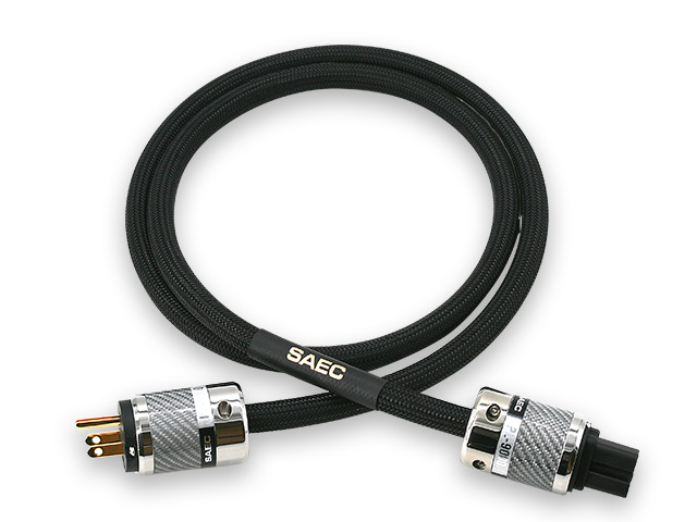 サエク、PC-Triple C導体の最上位電源ケーブル「PL-9000」。特注の