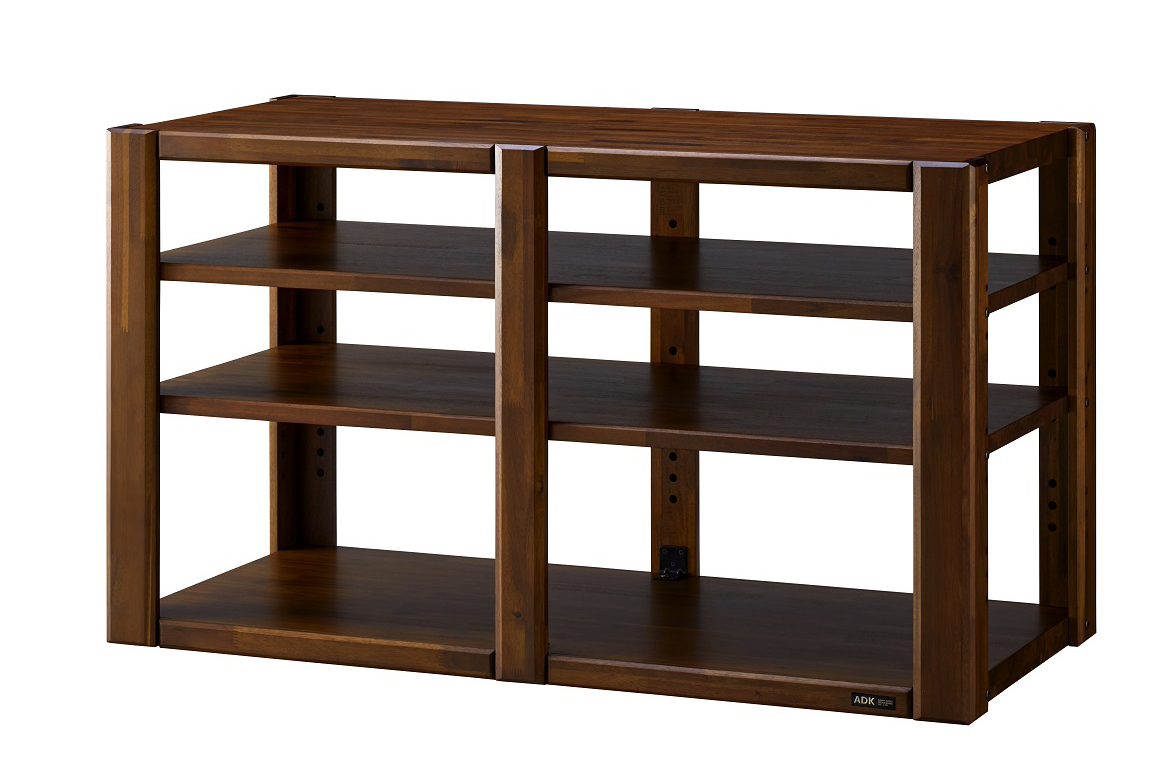 ADK、アカシア無垢集成材でリニューアルした天然木オーディオ