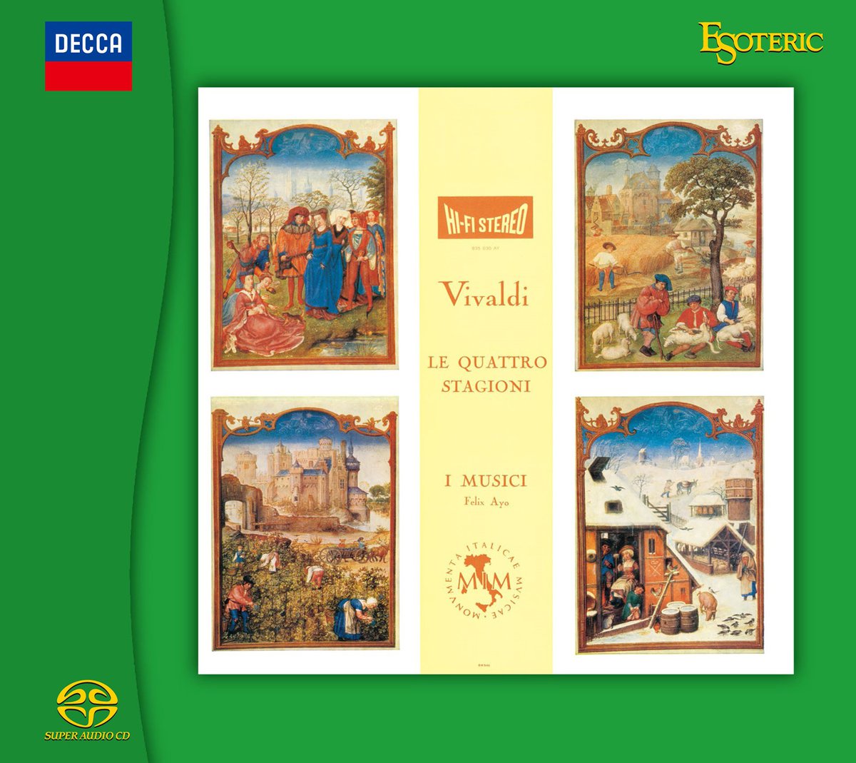 エソテリック、イ・ムジチのヴィヴァルディ「四季」ほかSACD盤3作品を 