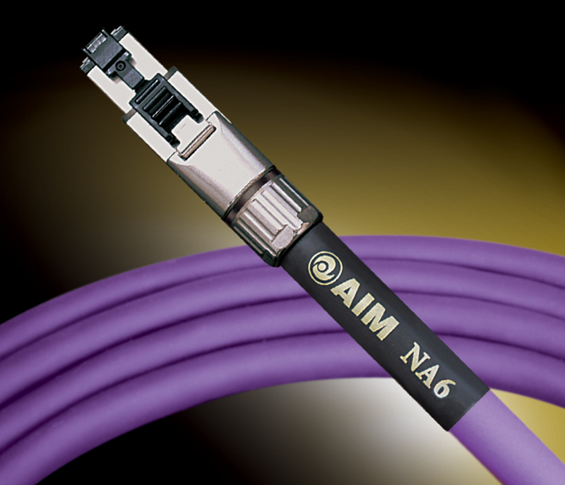 エイム電子、3層シールド構造を採用したオーディオ用LANケーブル