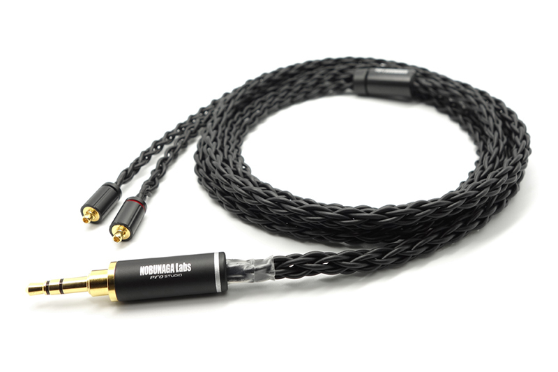NOBUNAGA Labs、OFC錫メッキリケーブルの8芯モデル。3.5mm・4.4mm