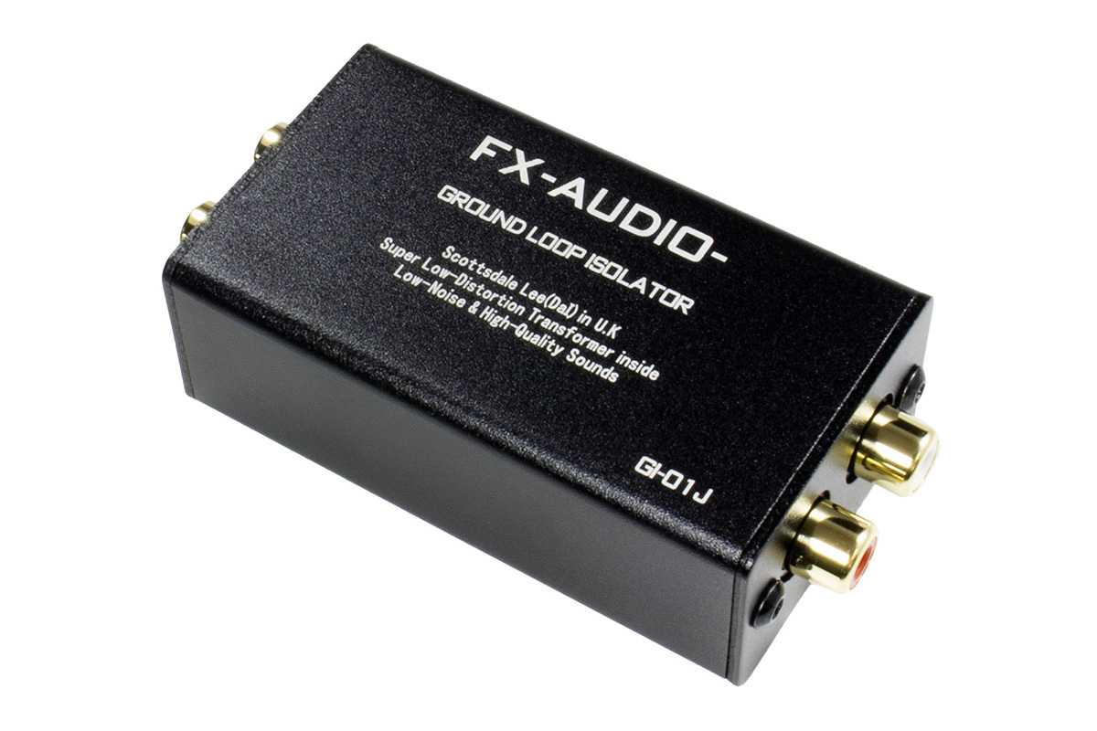 FX-AUDIO-、厳選パーツ搭載のグランドループアイソレーター「GI-01J