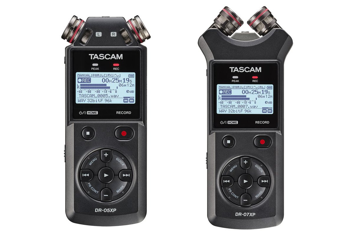 TASCAM、32bit float対応/USB-C搭載のポータブルレコーダー「DR-05XP