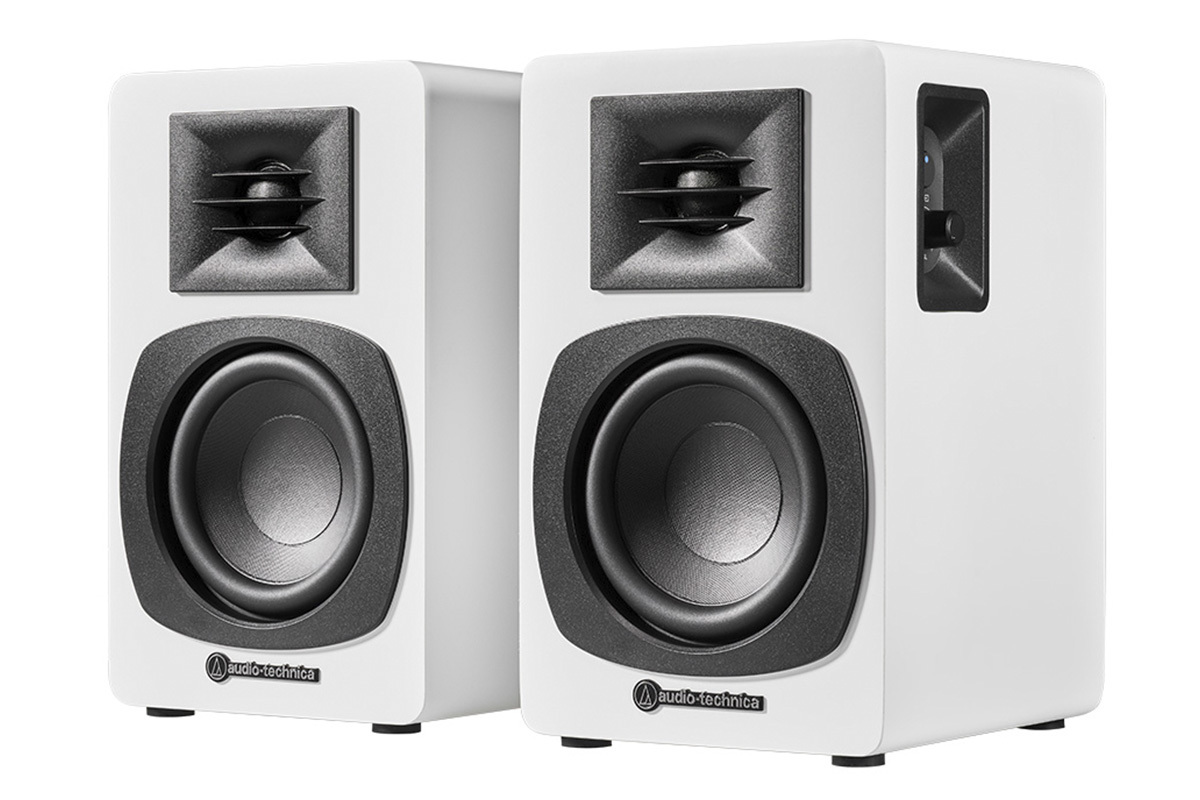 オーディオテクニカ、小型アクティブスピーカー「AT-SP3X」に新色
