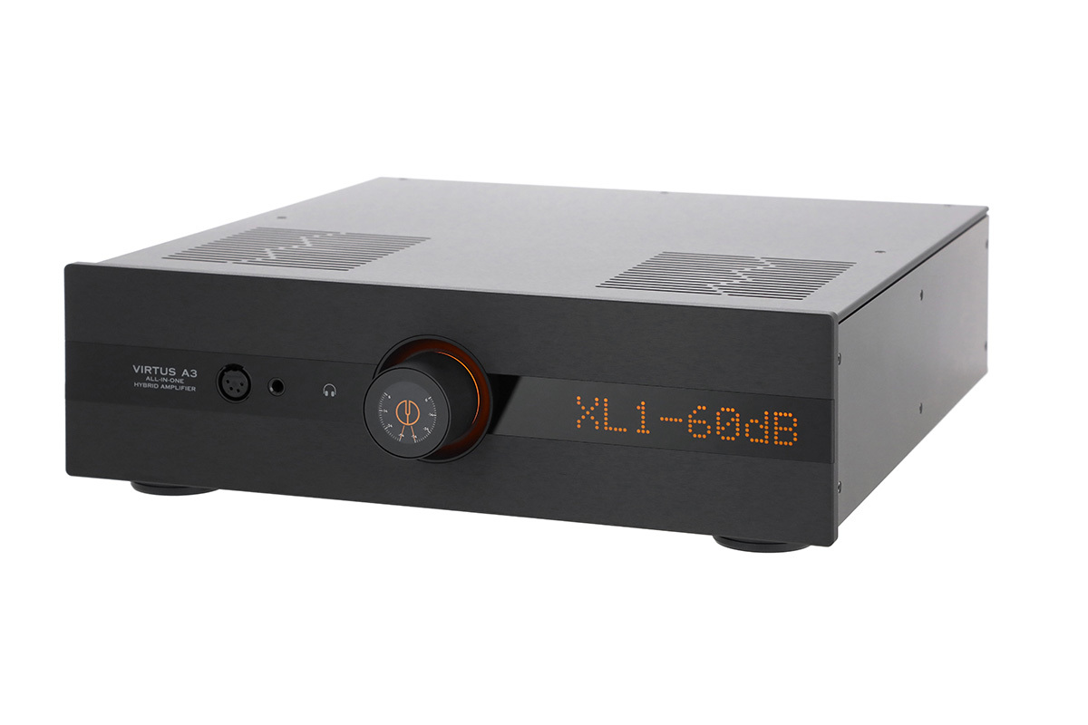 CANOR AUDIO、ハイブリッド真空管プリメインアンプ「VIRTUS A3」。“真
