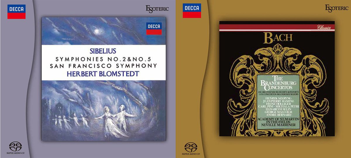 エソテリック、SACD「名盤復刻シリーズ」から『シベリウス：交響曲 第2