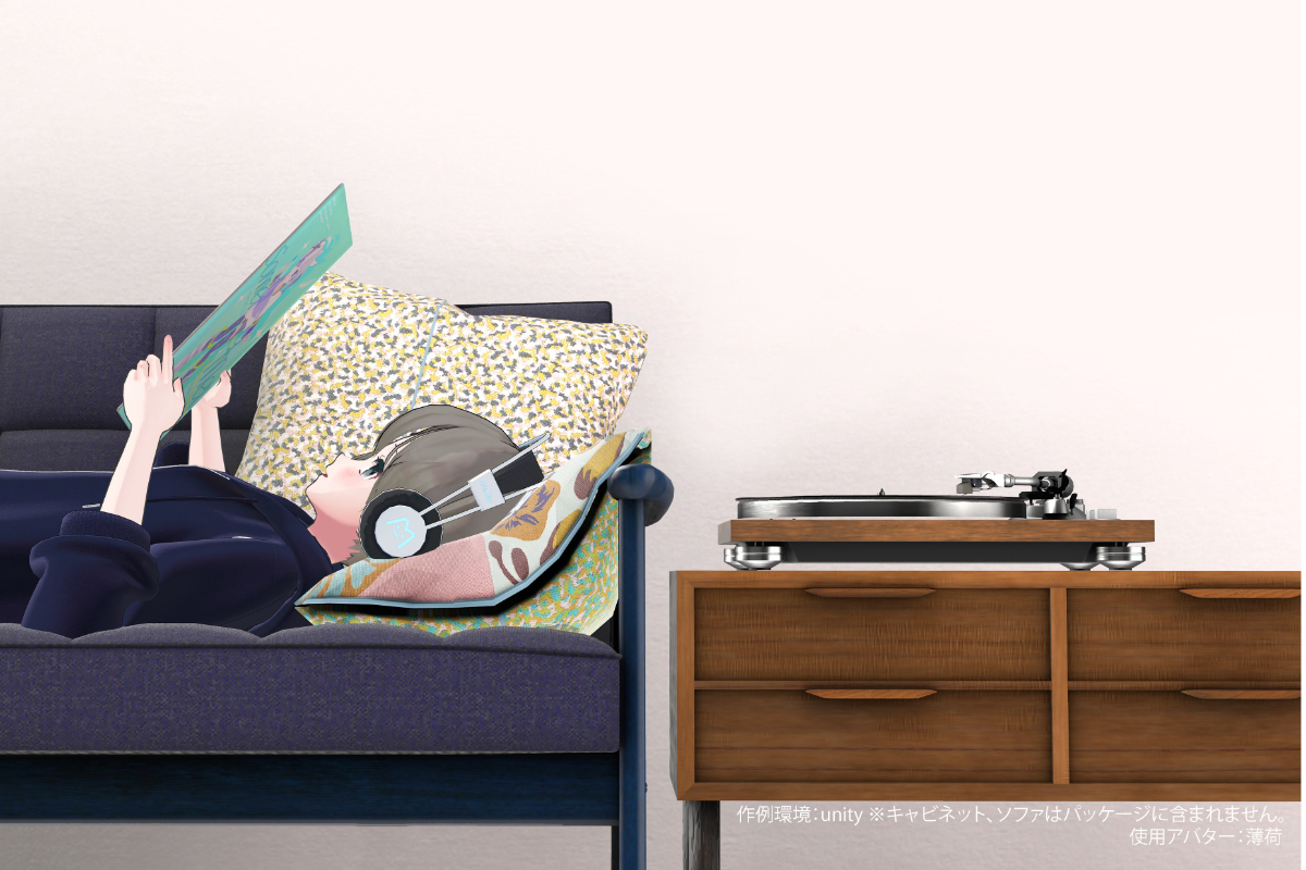 TEAC TN-400BT-Xの3Dデータ提供（RoomieTale）