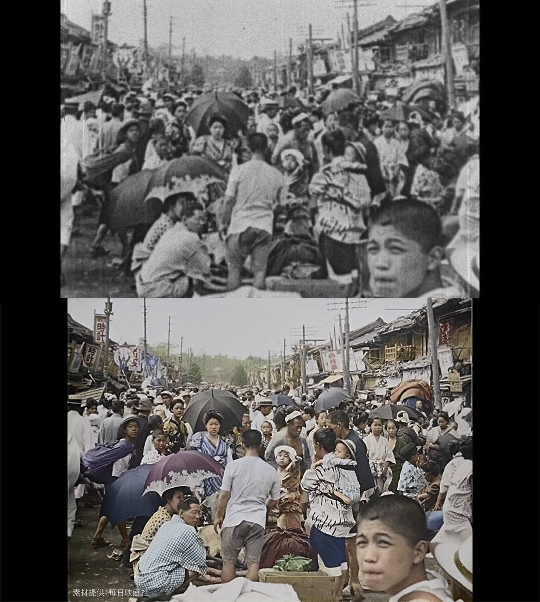 100年前の記録映像を8Kスキャン・カラー化。NHK『映像記録 関東大震災