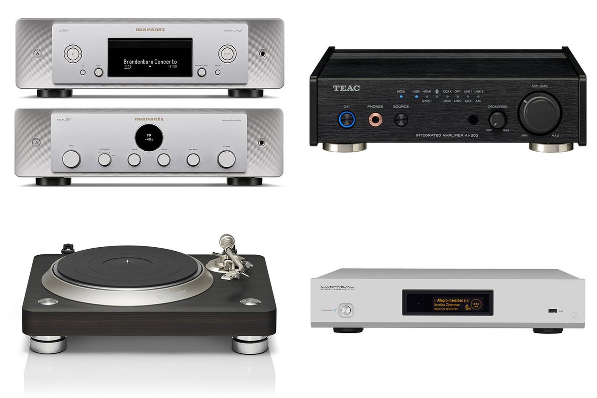 ●音響機器まとめ売り●アンプ●CDプレーヤー●レシーバー●スピーカー 2024年オーディオ業界提言＞省スペースとクオリティの両立は重要な鍵