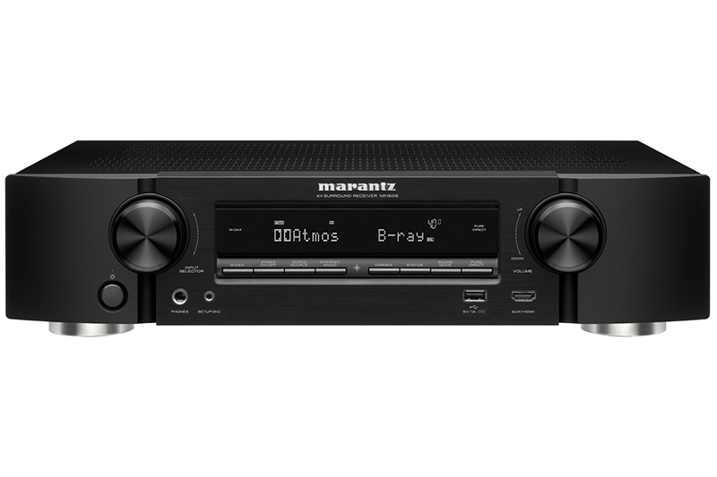 マランツ、アトモス/DTS:XやHDCP2.2対応のスリムAVアンプ「NR1606