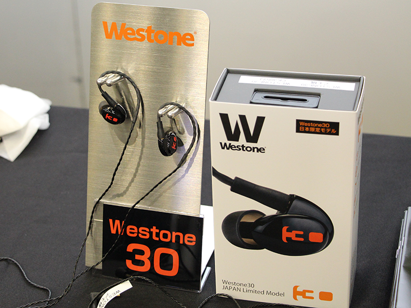 ポタフェス＞Westone、“日本サウンド”のイヤホン「Westone 30」を会場