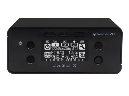 Cerevo、H.265で1080/60p生配信できる小型配信機「LiveShell X」をNAB