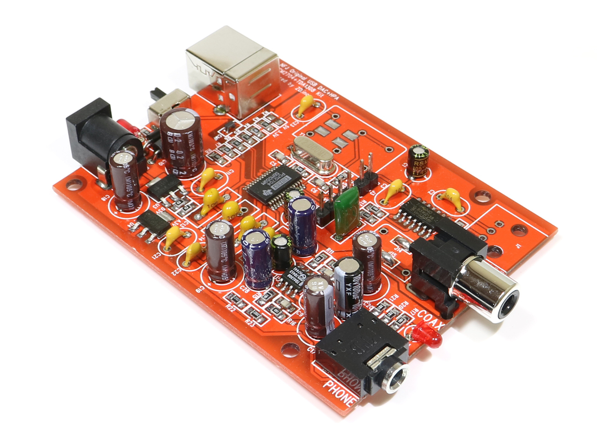 NFJ、USB-DAC/DDC兼ヘッドホンアンプの自作キット上位モデル。税込1980