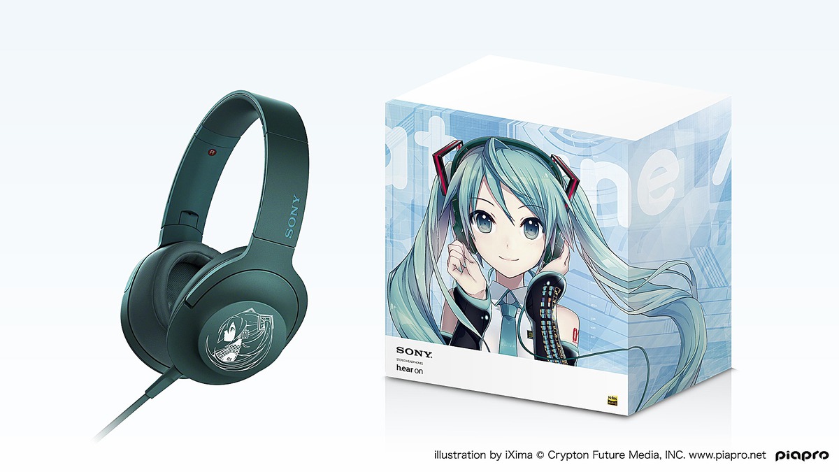 ソニー、初音ミクとコラボした“h.ear on”ヘッドホン限定販売 - PHILE WEB