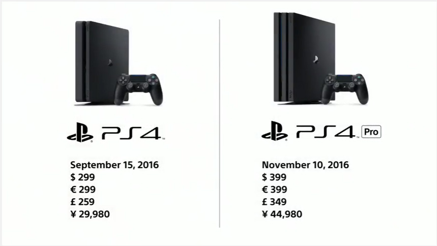 4K/HDR対応の「PS4 Pro」発表。44,980円で11月10日発売 - PHILE WEB
