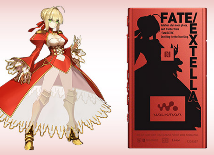 Fate/EXTELLA」とコラボしたハイレゾ対応ウォークマン＆ヘッドホン。各