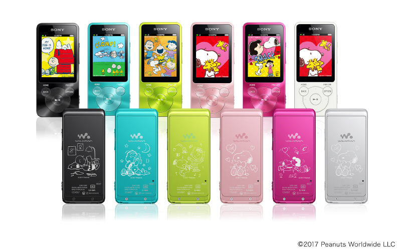 【スヌーピーコラボ】SONYウォークマン ソニーのウォークマン「スヌーピー」モデル限定発売