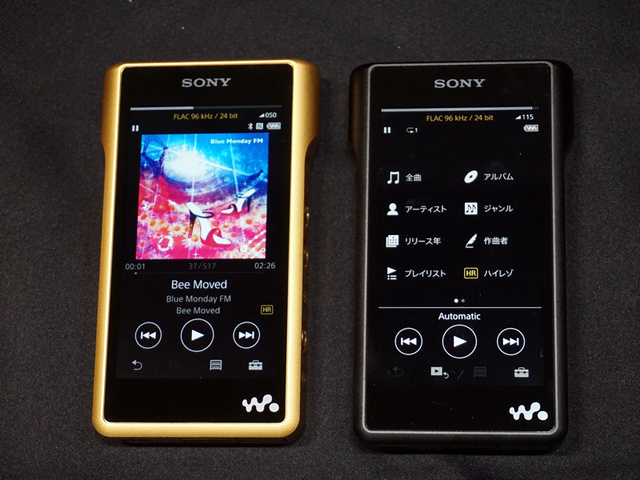 ウォークマン「WM1」「A30」、タッチパネル反応向上アップデート【動画