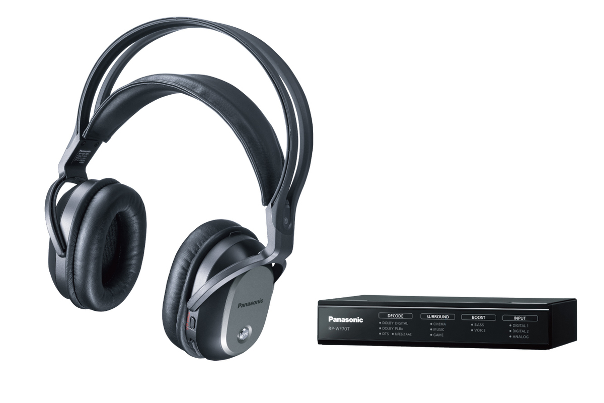 サラウンドヘッドホン　RP-WF7H パナソニック、2.4GHzワイヤレス伝送の7.1chバーチャルサラウンド