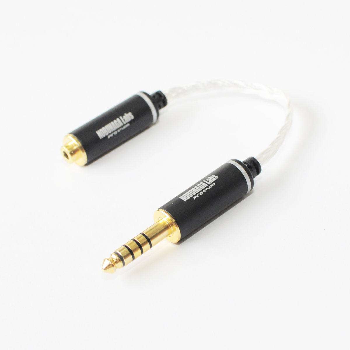 NOBUNAGA Labs、2.5mm4極 - 4.4mm5極バランス変換ケーブル「朝霧