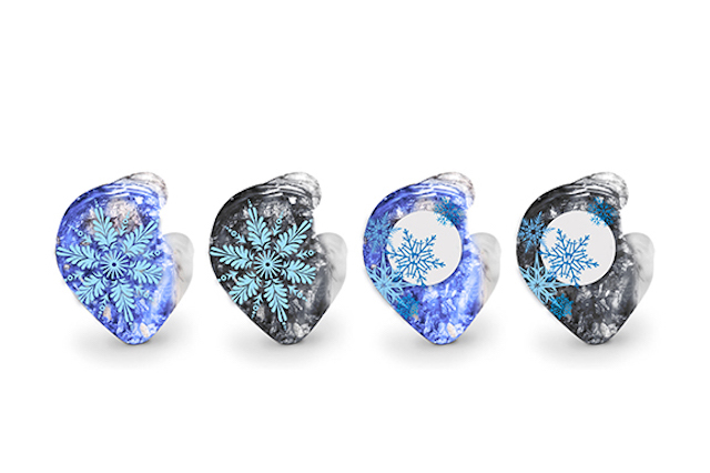 Westone 雪 をモチーフにしたカスタムiem 冬デザイン を12 2より限定受付 Phile Web
