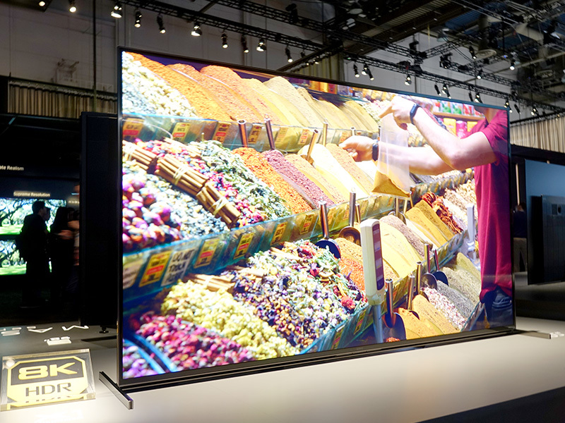CES＞ソニー、新8K液晶テレビ「ブラビア Z8Hシリーズ」。旗艦機の技術