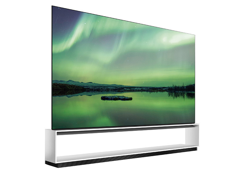 テレビ Y LG、8Kチューナー内蔵有機ELテレビ“LG SIGNATURE”「ZXシリーズ」。88型