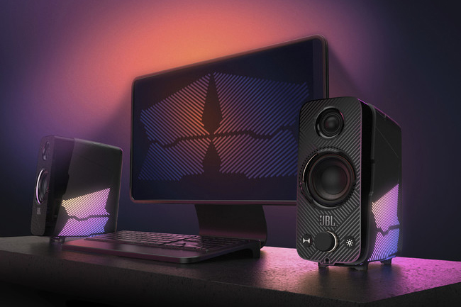 JBL、初のゲーミングスピーカー「JBL Quantum DUO」。カスタマイズ可能
