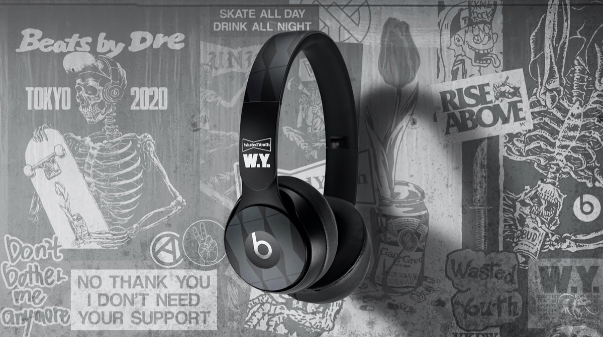BeatsのNCヘッドホン「Solo Pro」にWasted Youthコラボエディション BeatsのNCヘッドホン「Solo Pro」にWasted Youthコラボエディション
