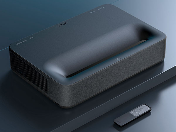 美品 VaVa 4K 超短焦点プロジェクター VA-LT002 BK REV2 VAVA、超短焦点4Kプロジェクターに数量限定カラバリモデル「VA-LT002