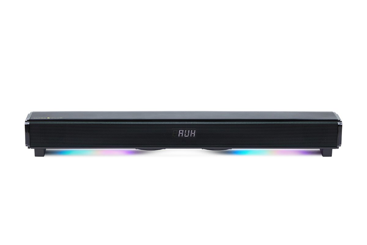 ULTRA PLUS、1万円切りのゲーミングサウンドバー「UP-GSB」。FPS向け