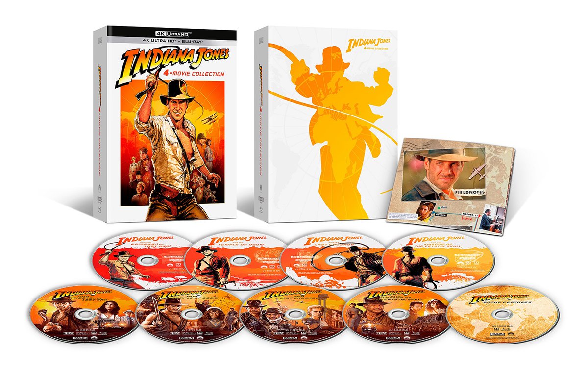 インディ・ジョーンズ』が4Kで蘇る！全4作が初UHD BD化、9枚組