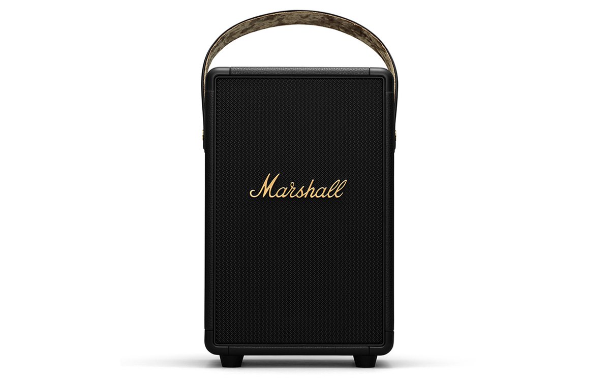 Marshall、ポータブルスピーカー「TUFTON」に新色『Black and Brass