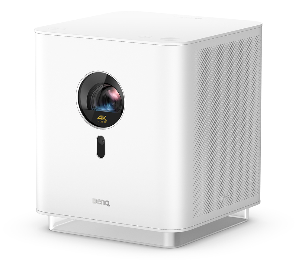 BenQ、キューブデザインの4K短焦点プロジェクター「GK100」。LED光源