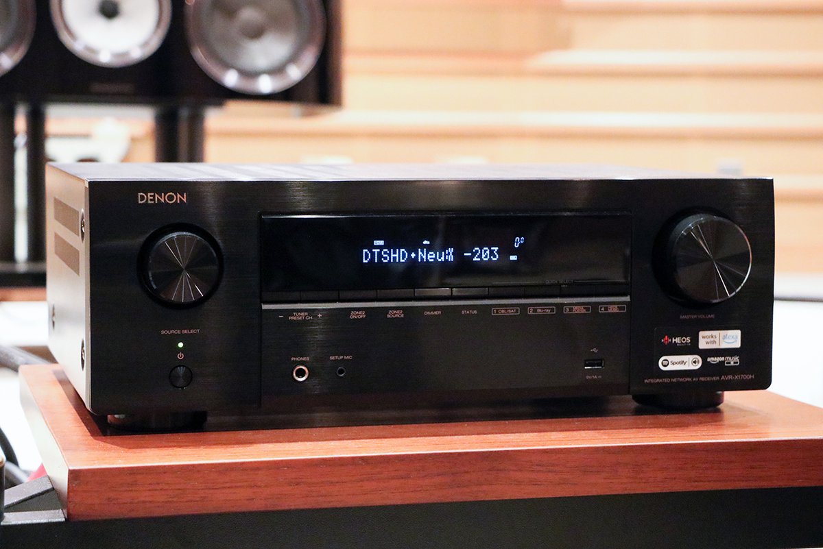 DENON デノン DENON AVアンプ DENON ブラック AVR-X1700HK ブラック ホームシアター