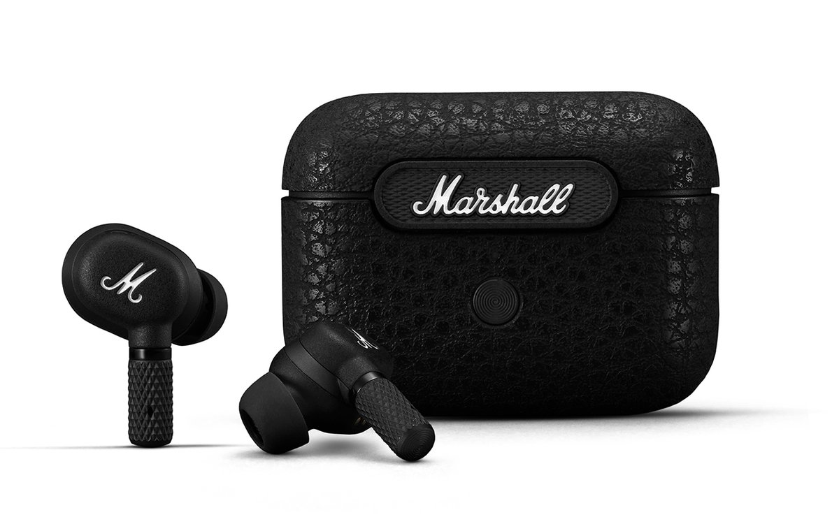早い者勝ち‼️Marshall Motif A.N.C. ワイヤレスイヤホン 美品 Marshall、頑丈でスリムなデザインのANC搭載完全ワイヤレスイヤホン