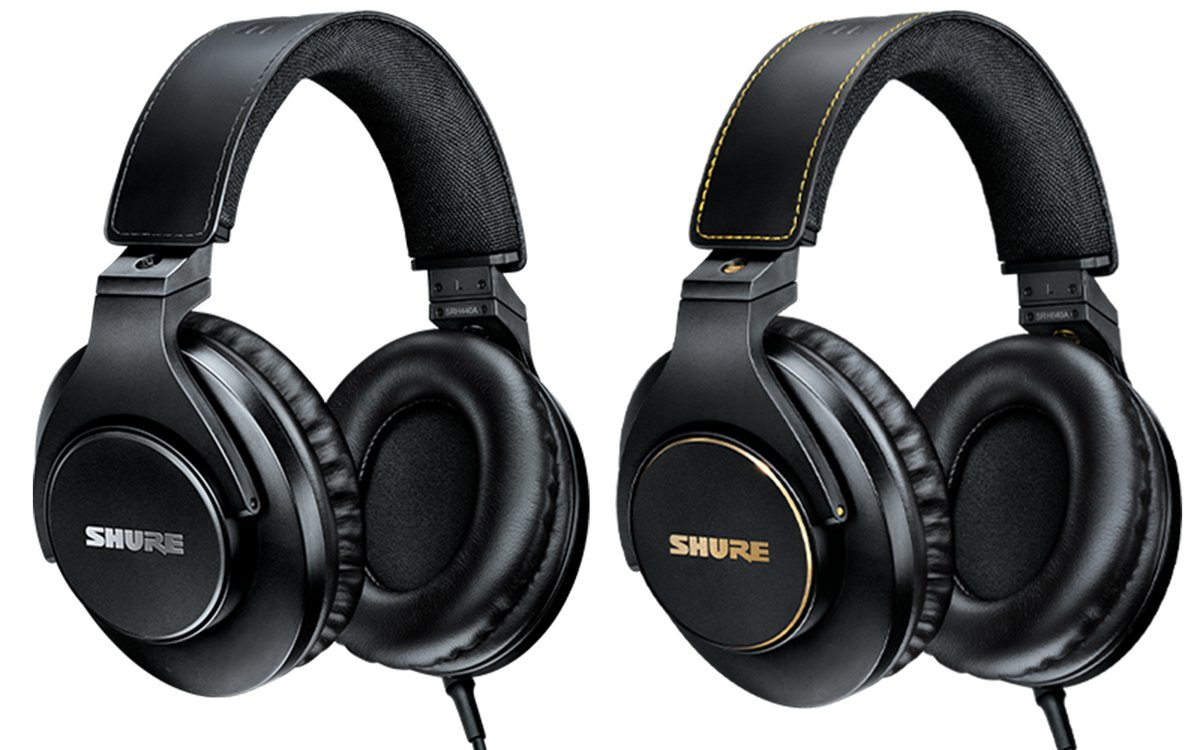 Shure、デザイン刷新のモニターヘッドホン「SRH840A」「SRH440A