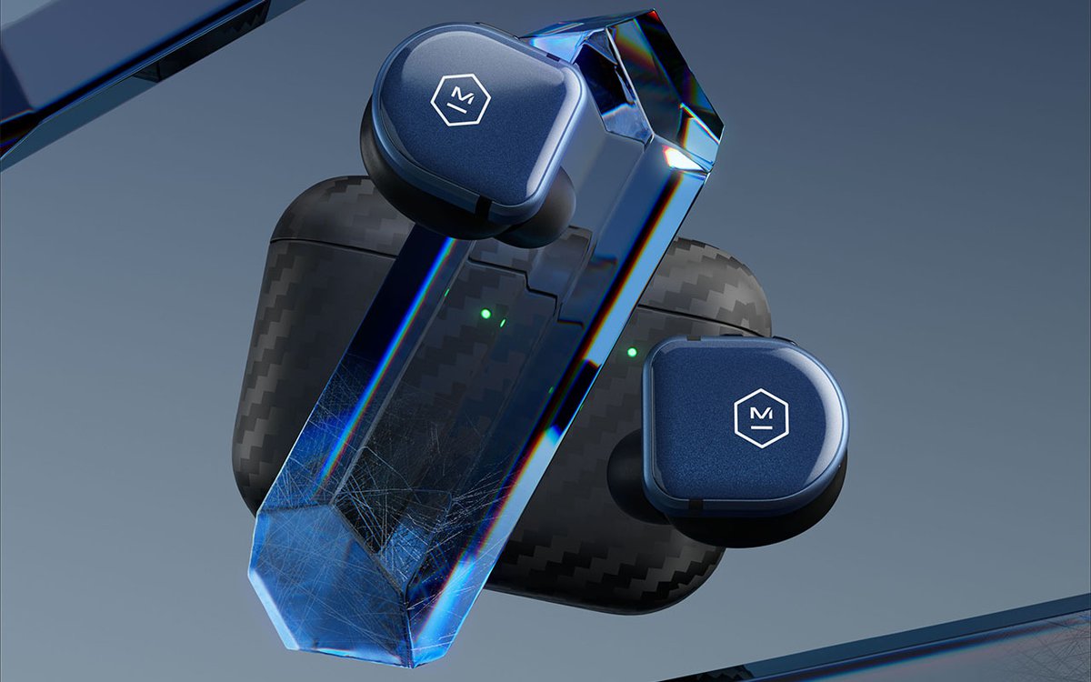 ワイヤレスイヤホン Master&Dynamic MW08 sport BLUE 【公式通販】