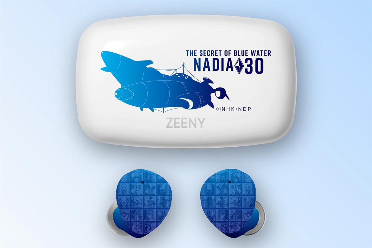 Zeeny、『ふしぎの海のナディア』コラボ完全ワイヤレス