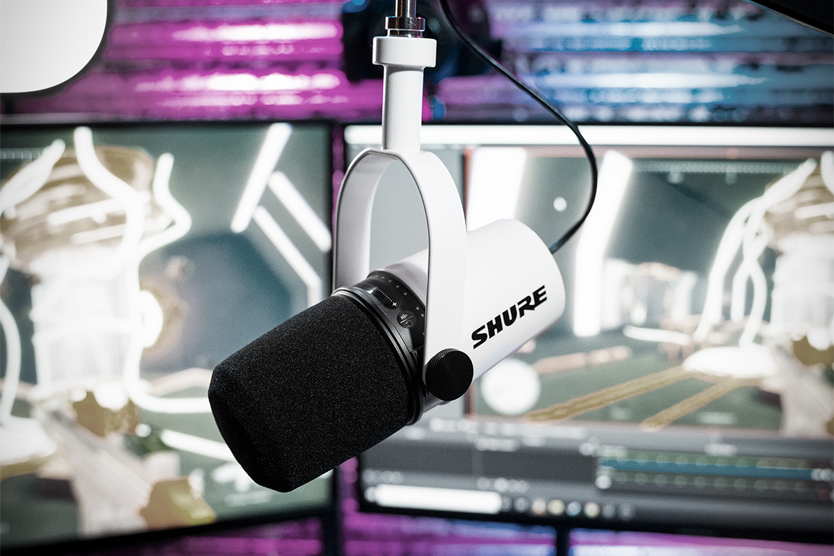 Shure、USB/XLR両対応マイク「MV7」に数量限定「ホワイトリミテッド