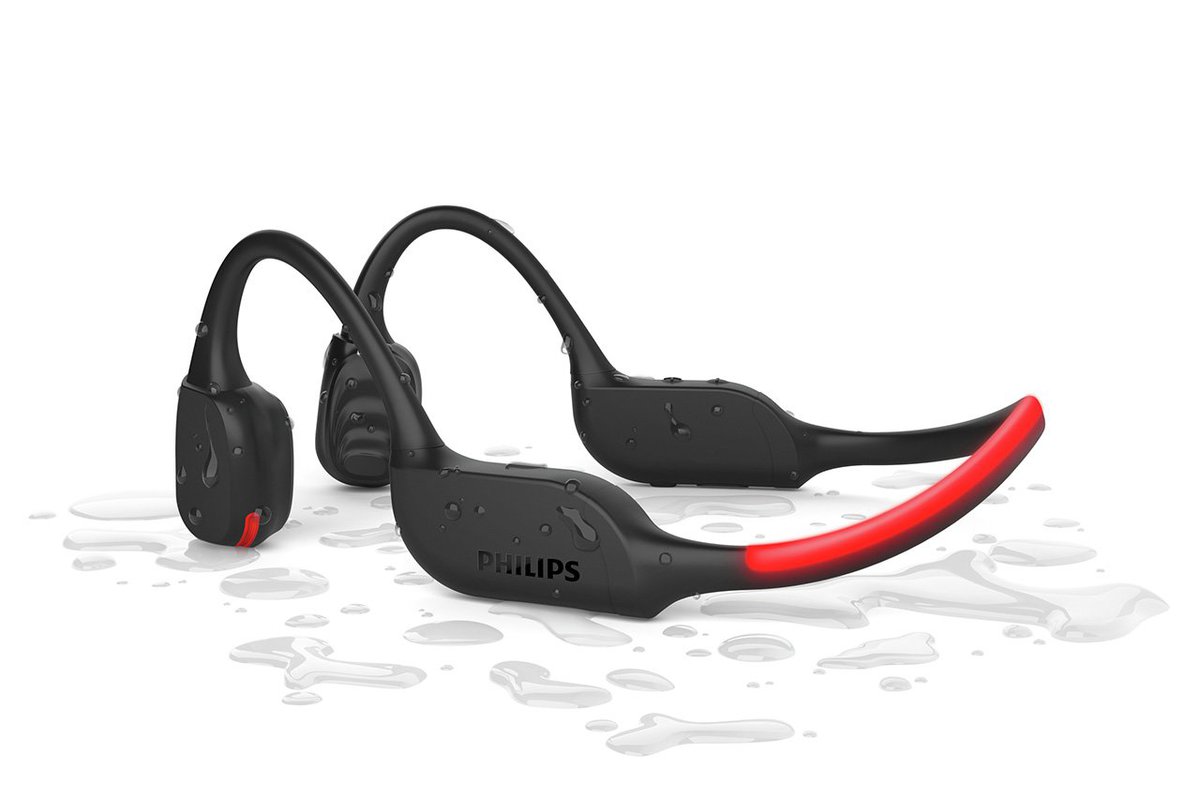 IFA】PHILIPS、スピーカー／マイクともに骨伝導方式採用のスポーツ向け