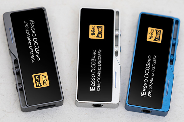 iBasso、デザイン刷新のポータブルUSB-DAC「DC03PRO」。KDS製フェムト