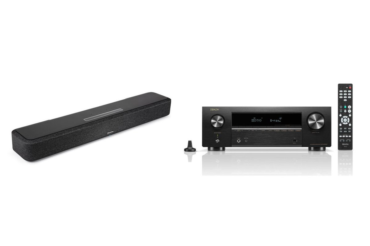 デノンのサウンドバー「SB550」／AVアンプ「AVR-X580BT」が各家電量販